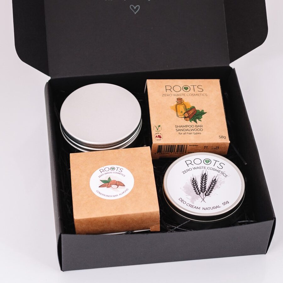 Gift box ROOTS Zero waste starter kit (LARGE)