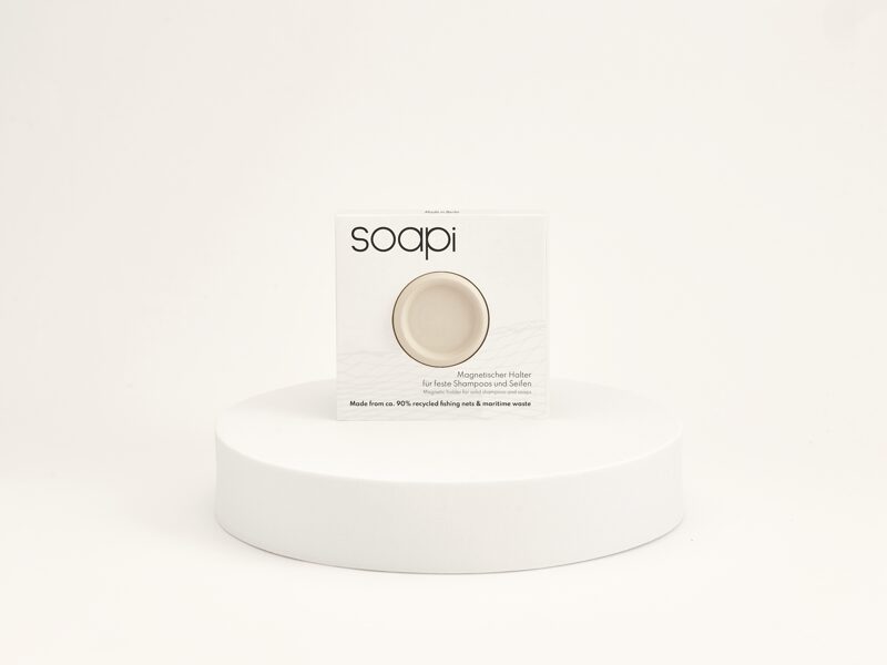 Magnetic soap holder "Soapi White"