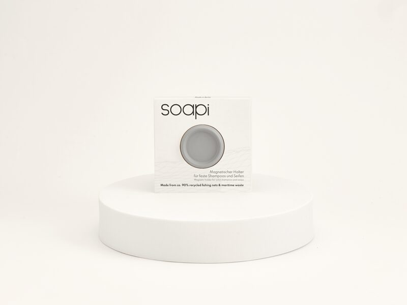 Magnetic soap holder "Soapi Grey"